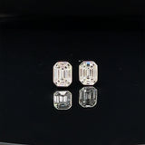 18 Carat White Gold Diamond Stud Earrings
