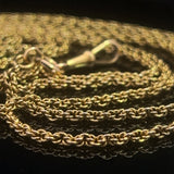 Eighteen Carat Yellow Gold Guard Chain