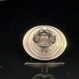 Antique Sterling Silver Georgian Seal On Sterling Silver Belcher Link Chain