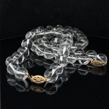 Rock Crystal Round Bead Necklace
