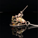 Austro-Hungarian St George And The Dragon Pendant