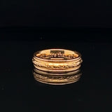 14 Carat Rose Gold Wedding Ring