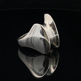 Sterling Silver Modernist Ring #140 By Henning Koppel