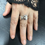 Silver Buckle Ring