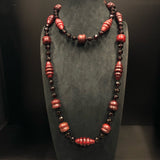 Faceted Bakelite and Horn Necklace