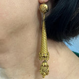 Pinchbeck Victorian Ear Pendants
