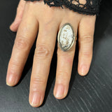 Eghteenth Century Scenic Navette Mouring Ring