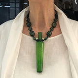 Antique Glass Bottle Necklace