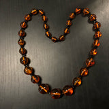 Amber And Agate Bead Necklace