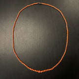 Natural Coral Graduated Coral Necklace