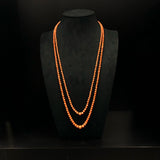 Natural Coral Graduated Coral Necklace