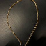 Antique Nine Carat Yellow Gold Guard Chain