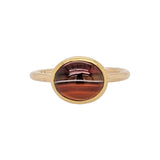 Gold Agate Ring