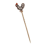 Victorian Rooster Stick Pin